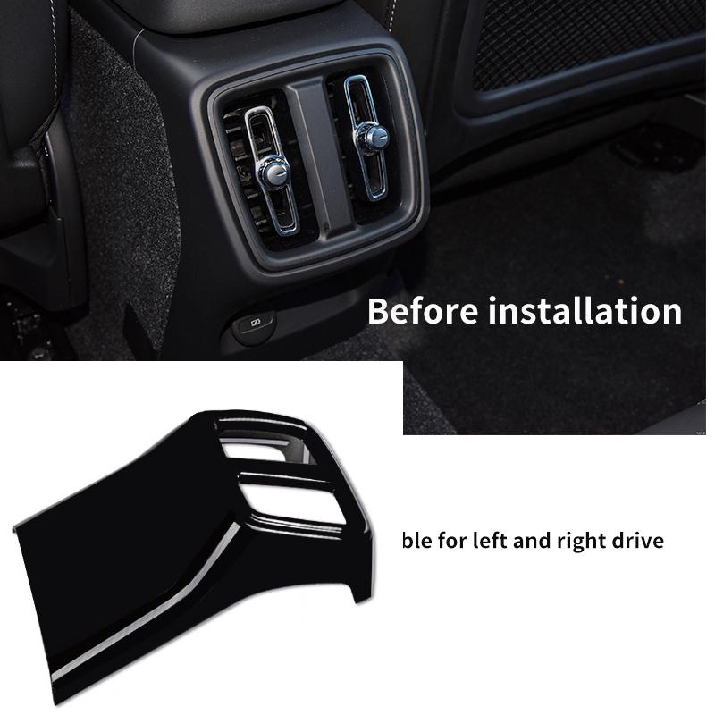 Per Volvo xc40 c40 protezione posteriore anti-calcio finitura nera accessori auto