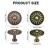 Classical Designs Drawer Handle Antique Finish Single Hole Pull Knob Single Hole Furniture Knob for Retro Home Styling