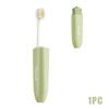 2 In1 Mini Travel Toothbrush Foldable Portable Small Dental Brush Space-saving Soft Tooth Brush Adult Toothbrush