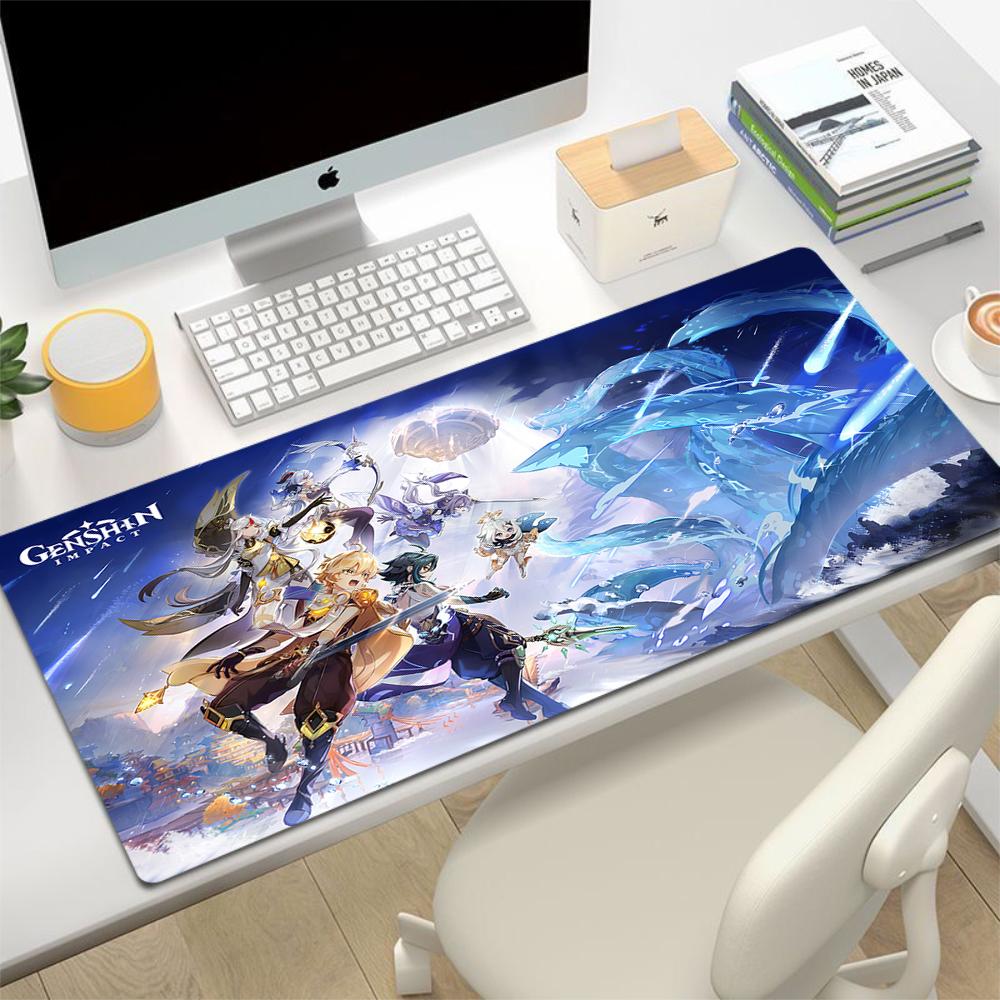 Genshin Impact Mouse Pad Furina Gamer Mousepads Gaming Mousepad Keyboard Mat Large Mouse Pads Big Computer Anime XXL Desk Mats