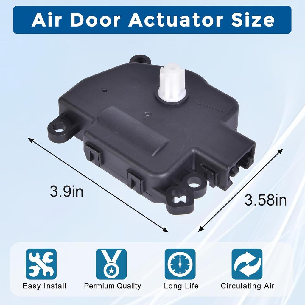 604-029 HVAC Air Door Actuator Heater Blend Door Levers Compatible With Chrysler 200 Dodge Durango Journey Jeep Compass Patriot Wrangler RAM
