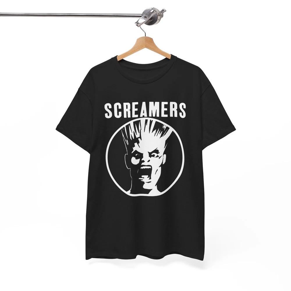 Футболка Screamers Музыкальная группа Панк Хардкор Рок Унисекс Футболка XXXXL