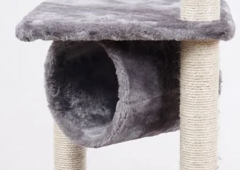 Scratching Post for a Large Cat, Scratching House, Tower, Tunnel, Bed + Toy PetJet
