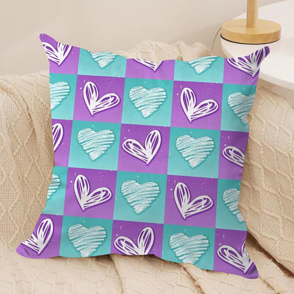 Gift for Lover Cushion Cover Pillowcase Ultra Soft Skin Friendly Fabric Cloud Like Comfort Concealed Zipper