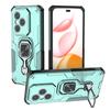 KEYSION Shockproof Armor Case for HONOR 400 Pro 5G Silicone+PC Upright Metal Live Ring Stand Phone Cover for Huawei Honor 400 5G