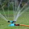 3-Arm Lawn Sprinkler Adjustable 360-Degree Rotating Garden Sprinkler Large Area Coverage Sprinkler for Yard Watering Kids Pets Playing