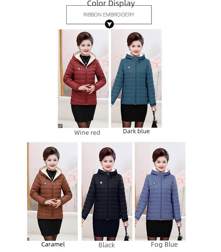 Stylish Autumn/Winter Cotton Jacket for 40-50-Year-Old Women