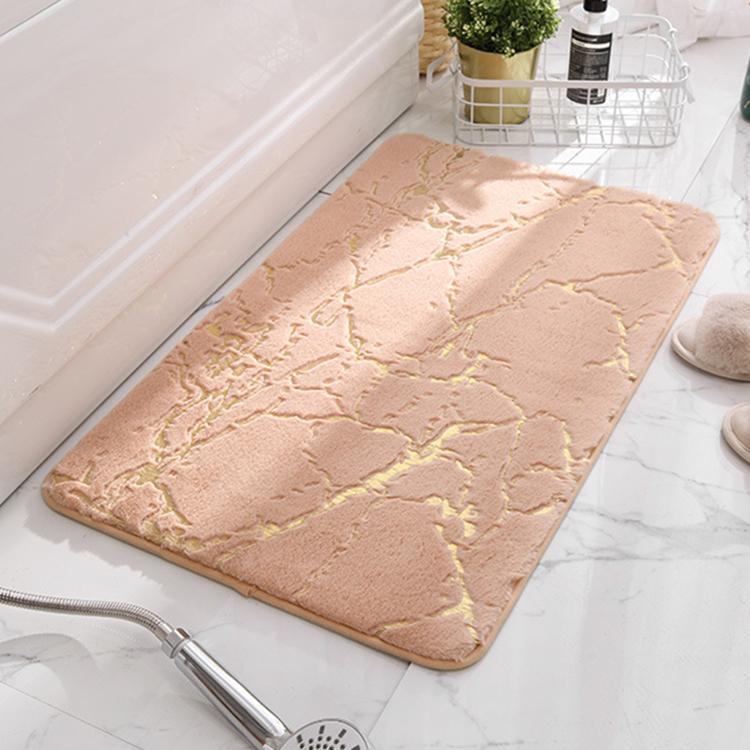 Faux Rabbit Hair Bathroom Mat Bath Carpets Modern Home Floor Rugs for Living Room Bedroom Toilet Bathtub Side Foot Pad Anti-skid