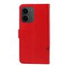 Pro Xiaomi Redmi 15C 5G (EU) (173 mm)/15C 4G (EU) (173 mm) Pouzdra z PU kůže s květinovým vzorem, peněženka, stojánek, kryt na telefon s poutkem