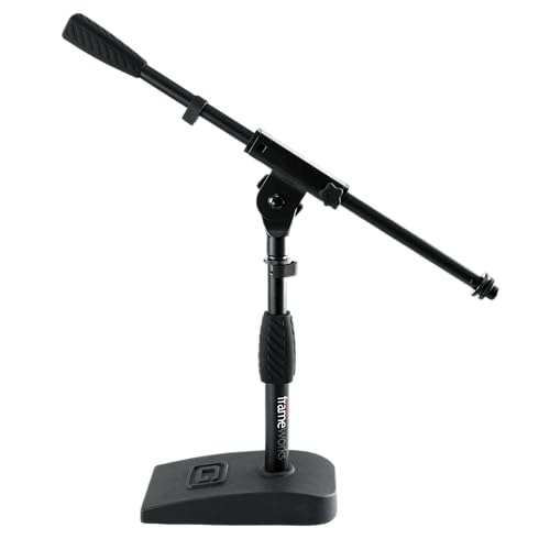 GATOR Frameworks Gator Frameworks Microphone Stand, Short Boom Type (for Bass Drums, Amplifiers, etc.) GFW-MIC-0821 [Official Japanese Product]
