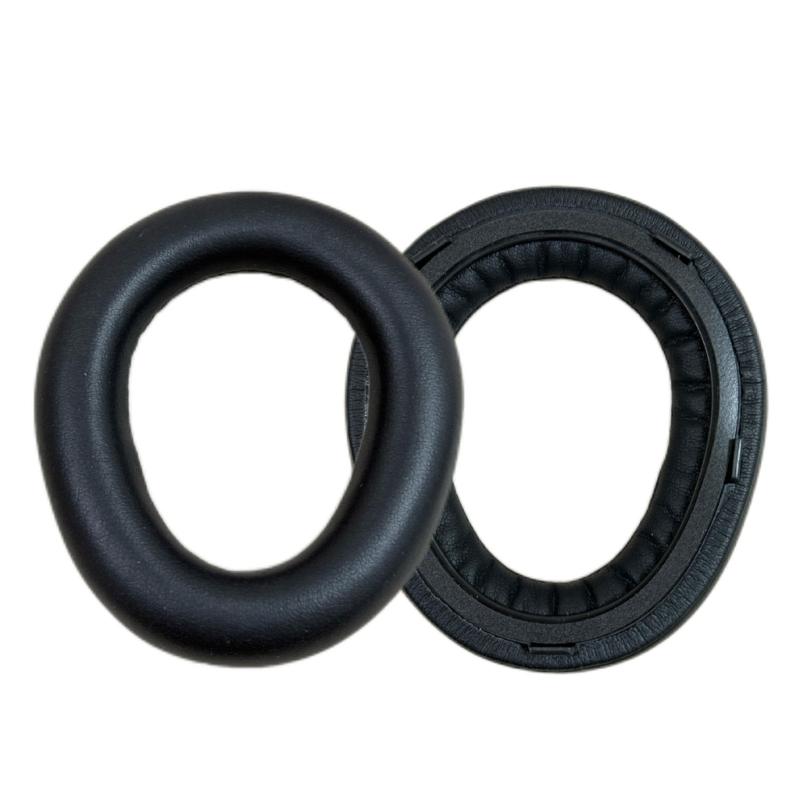 

1Pair Earpads Protein Leather Ear Pads Ear Cushions Cover Memory Foam Earmuff for 300 Headsets чёрный