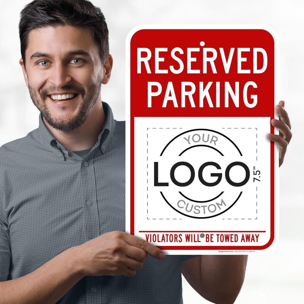 Metal Parking Sign - Rust-Proof Aluminum, Fade Resistant, Business Towing Warning