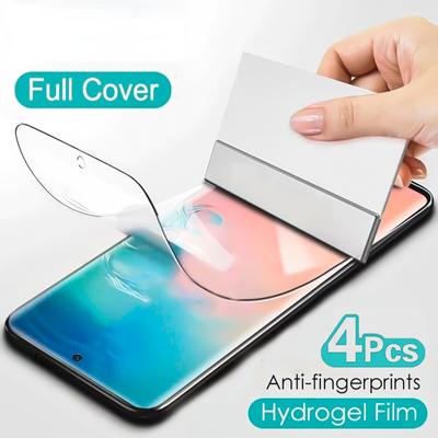 4 STÜCK Hydrogel-Folie für OPPO A78 5G A96 A74 A95 A94 A54S A73 A33 A53 A93 Displayschutzfolie für OPPO A17 A16 A76 A52 A31 Weiche Folie