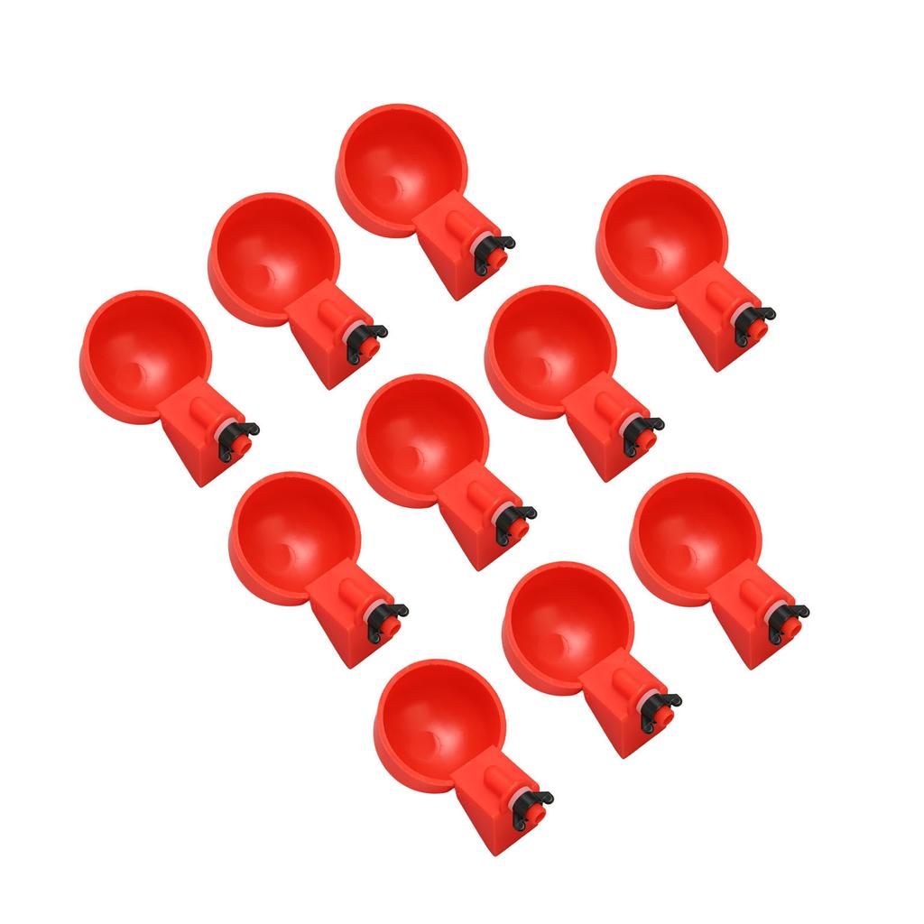 10Pcs Automatic Chicken Water Cups Adjustable Water Volume Prevent Deformation Thread Chicken