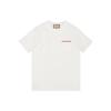 T-Shirts Men's Ecru Crew Neck Moderate Straight Fit 673710-XJDVI-9088
