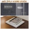 6/12Pcs Blank Engraved Metal Name Plates Laser Strong Adhesive Nameplate Anodized Aluminium Custom Blank Plates Bussness Cards