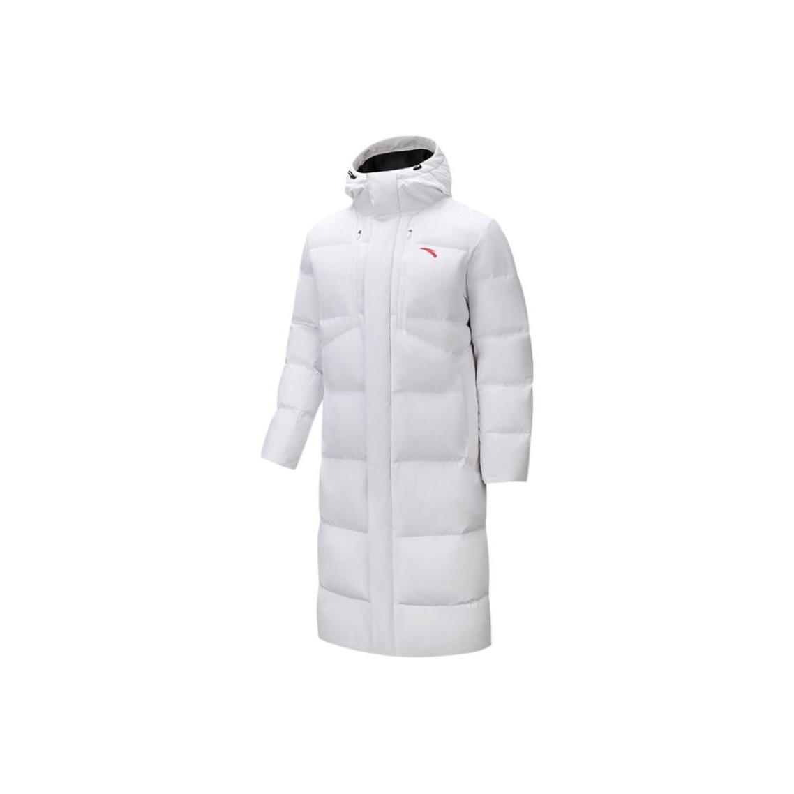 

Anta Тренировочная серия Толстовка с капюшоном Однотонная на молнии Удобная Универсальная Теплая Пуховая куртка Унисекс Верхняя одежда 952617903-1 M