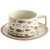 Diborlang Retro Coarse Ceramic Coffee Ware