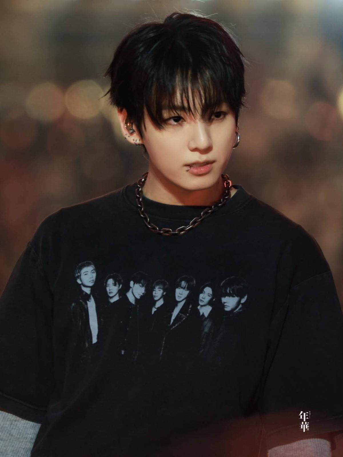 BTS Welttournee 2026 Kpop Konzert Jungkook ARMY Outfit Nachdruck T-Shirt M black