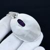 Amethyst Anhänger, 925 Sterlingsilber Handgefertigter Schmuck, Amethyst Silberanhänger, Partyschmuck für Damen, Anhänger Weihnachtsgeschenk