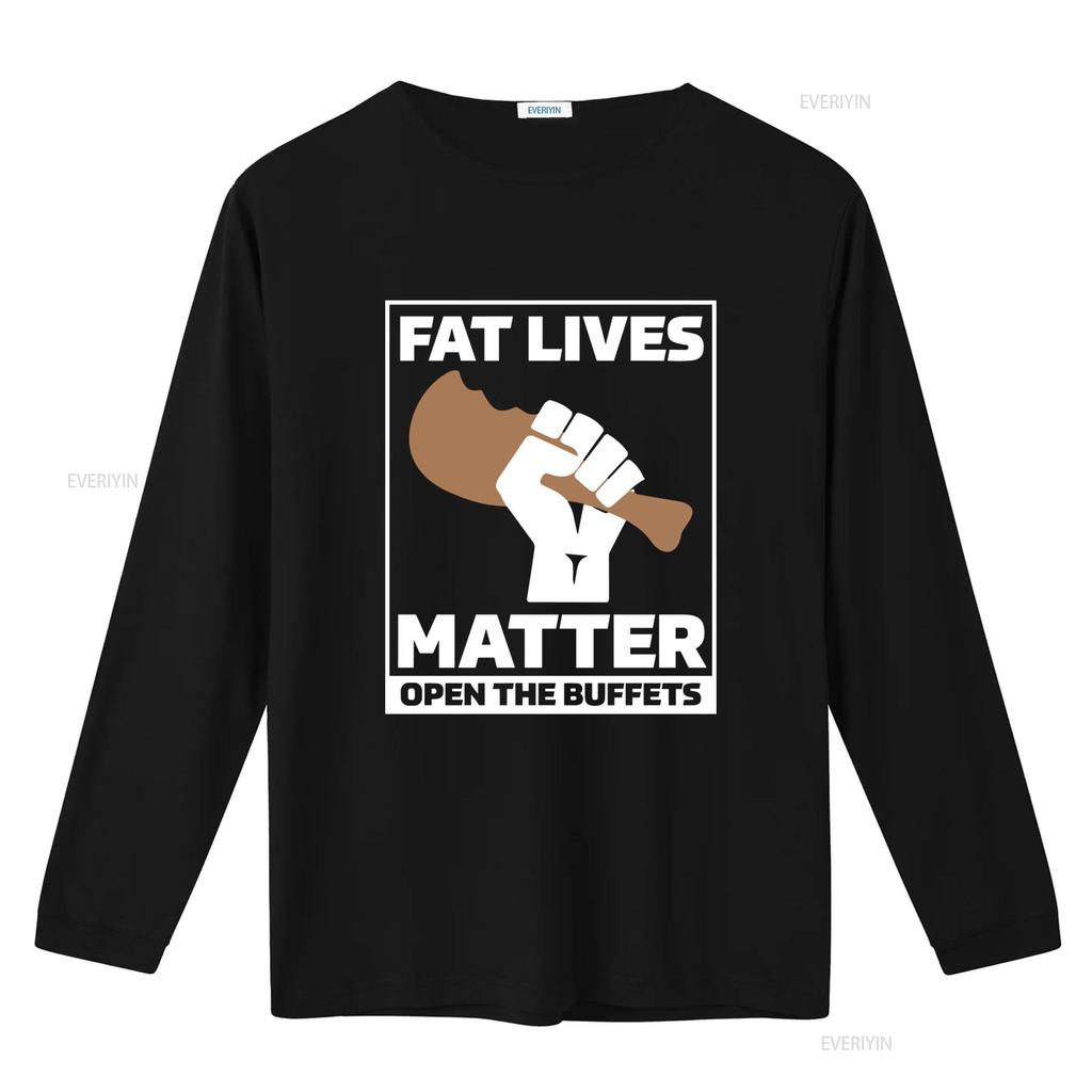 Funny Sarcastic Fat Lives Matter Fried Chicken Print Casual Streetwear T Shirt vintage Washed Versatile designer clothes
