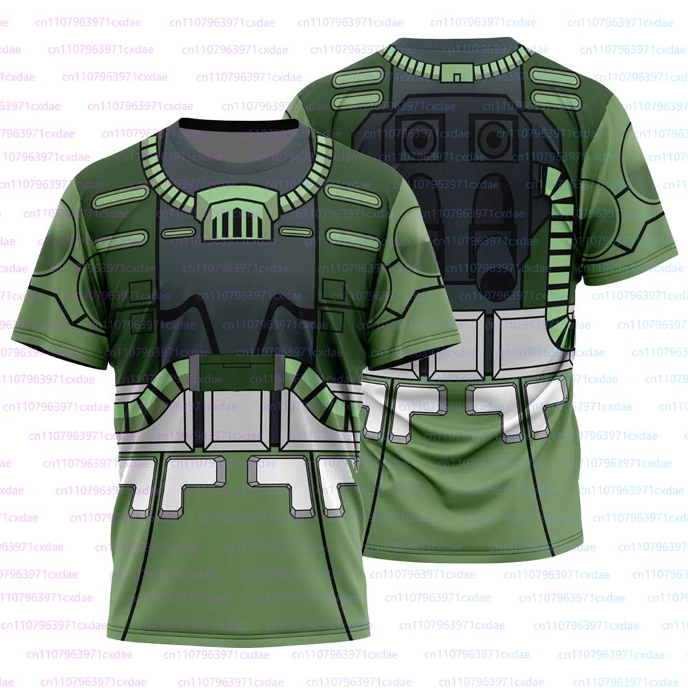 Anime Mobile Suit Gundam 3D Print Cosplay Boys Uniform Casual Loose Crew Neck Short Sleeve T-Shirt Summer Men's Streetwear Tops