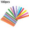 100Pcs Bright Color Paper Chain Garland Strips With Double Sided Tape Easy DIY Craft for Graduation Party Decoration