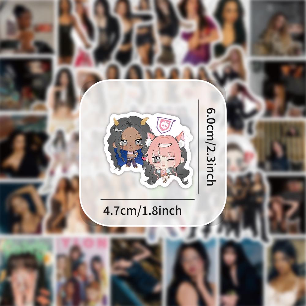 Autocolante KATSEYE K-Pop Girl Group - 78 buc pentru DIY, Jurnale & Decor