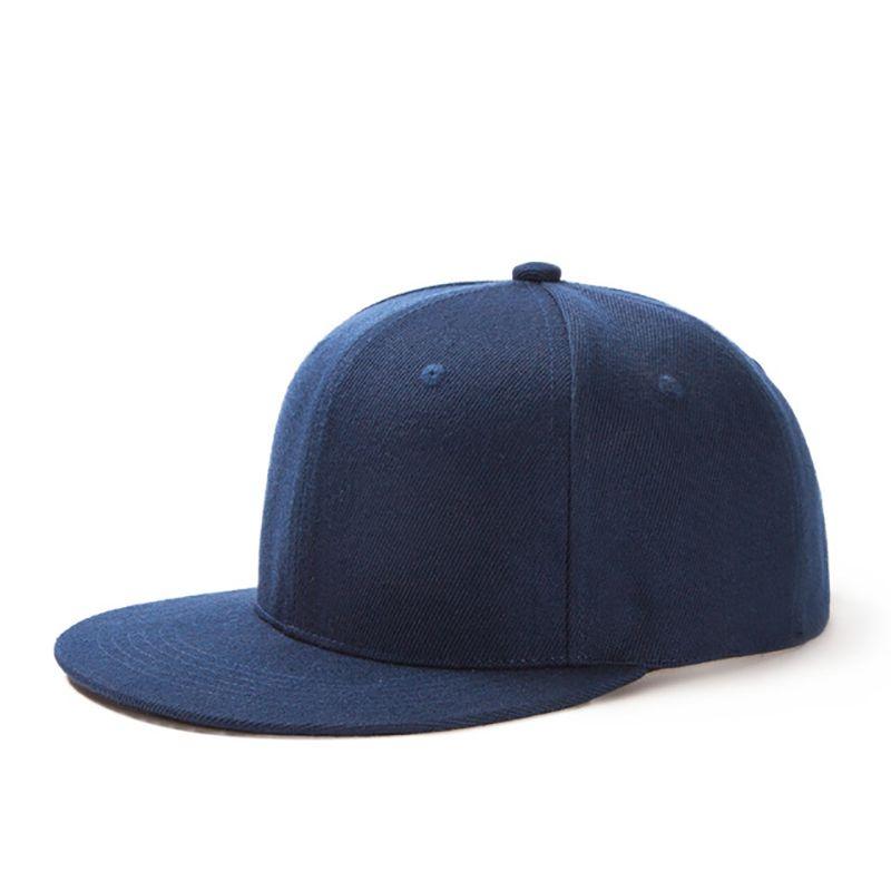 Classic Solid Plain Snapback Hat With Adjustable Fit For Men And Women