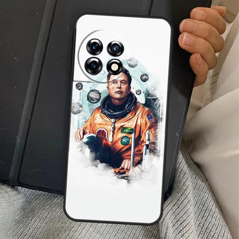 Elon Musk Case For OnePlus 15 13T 13 12 11 13R 12R 10R 10T 8T OnePlus Nord 5 CE 3 4 Lite N20 N30 Cover