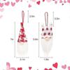 Gnome Dwarf Couple Pendants Swedish Handmade Plush Gnomes Elf Hanging Home Decorations 9 P TKL