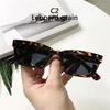 Small Rectangle Women Sun Glasses Brand Men Uv Shades Retro Square Black Sunglasses  Luxury Glasses White Decoration Eyewear
