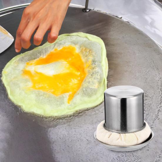 1 Set Pancake Grease Brush Professional Crepe Oil Applicator for Griddle Non-Stick Pastry Brush for Baking Cooking BBQ Kitchen Utensil