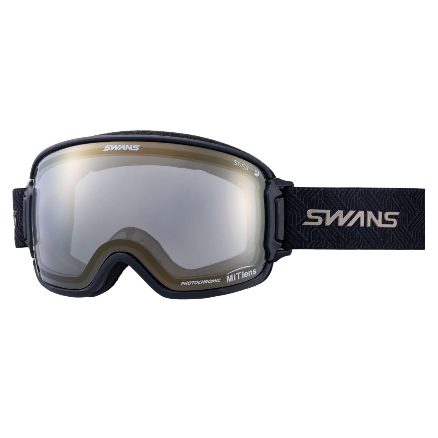 

Swans RIDGELINE Snow Сделано в Очках MIT Сферические MIT Золотое Зеркало x Светло-Серый УФ Очки и Маска, Япония, Антизапотевание, Совместимые, Фотохромные,