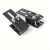 2 pièces Supports de montage de bande LED de voiture Pinces de galerie de toit tout-terrain avec vis réglables et coussinets pour une installation sécurisée