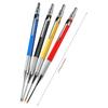 3Pcs/Set Multicolor Metal Woodworking Mechanical Pencil Set 2.0mm 2B Black Lead Core Deep Hole Scribing Marking Tool