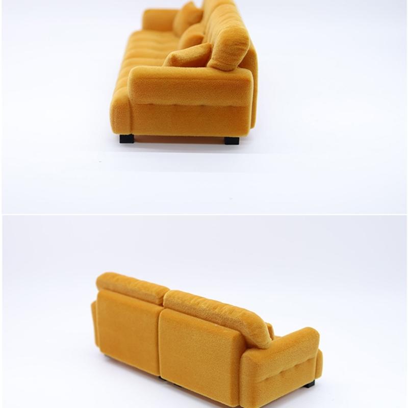 1/20 1/25 1/30 Scale Miniature Sofa Model Figure With Pillow Cushion For Doll House Enthusiasts And Craft Model Project