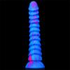 Dragon Scale Mixed Color Mini Simulation Penis Double Layer Liquid Silicone Giant Super Thick Female Sex Toys
