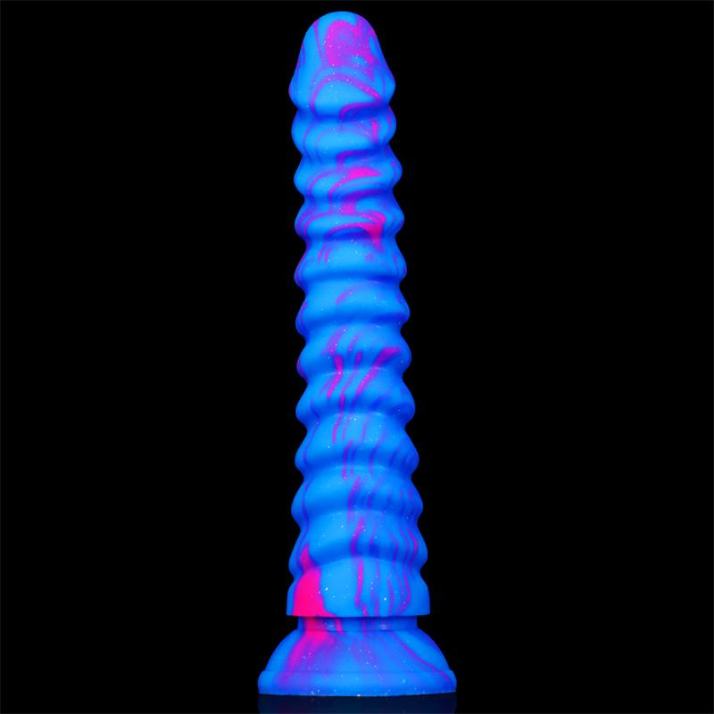 Dragon Scale Mixed Color Mini Simulation Penis Double Layer Liquid Silicone Giant Super Thick Female Sex Toys