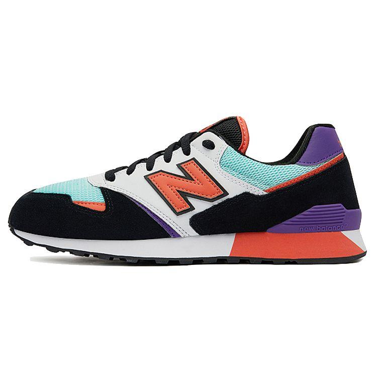 New Balance Nb 446 Retro Low-Top Marathon Running Shoes Unisex Sneaker Black Red Purple U446GA1
