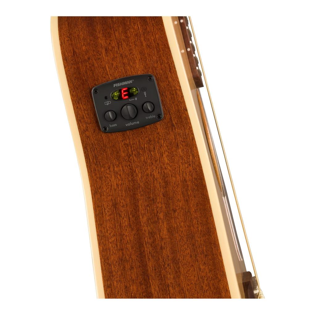 Fender Electric Acoustic Malibu Walnut Natural Soft Case Included Player, Fingerboard,