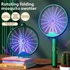 3000V Elettrico Mosquito Racchetta Mosquito Killer Lampada USB Ricaricabile Pieghevole Repellente Per Zanzare Lampada Scacciamosche Scacciamosche