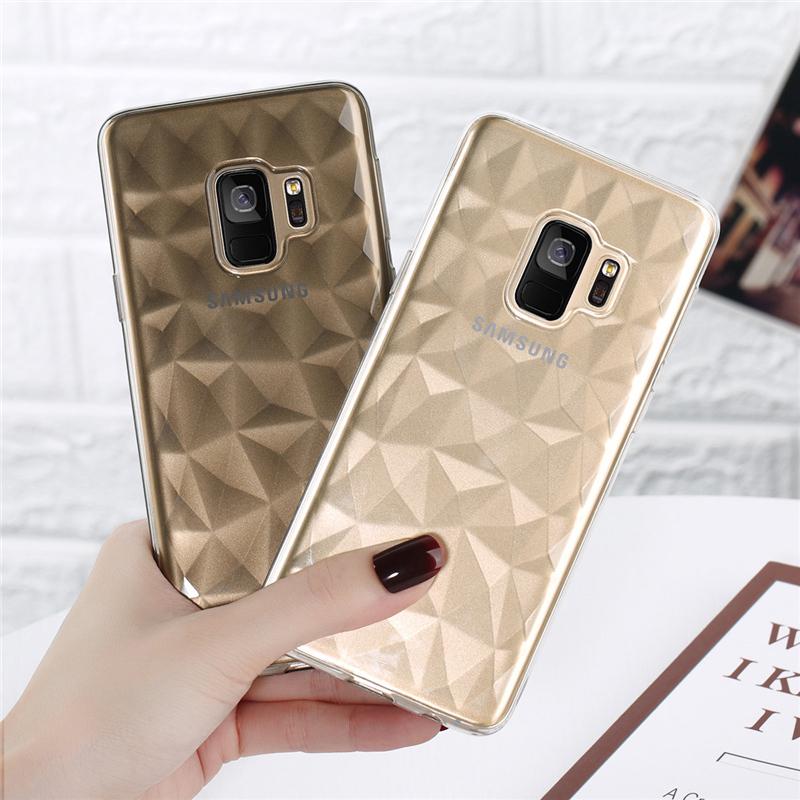 

3D Diamond Pattern Ultra Тонкий мягкий TPU Силиконовая Анти Fall Case для IPhone Samsung Huawei Xiaomi Etc