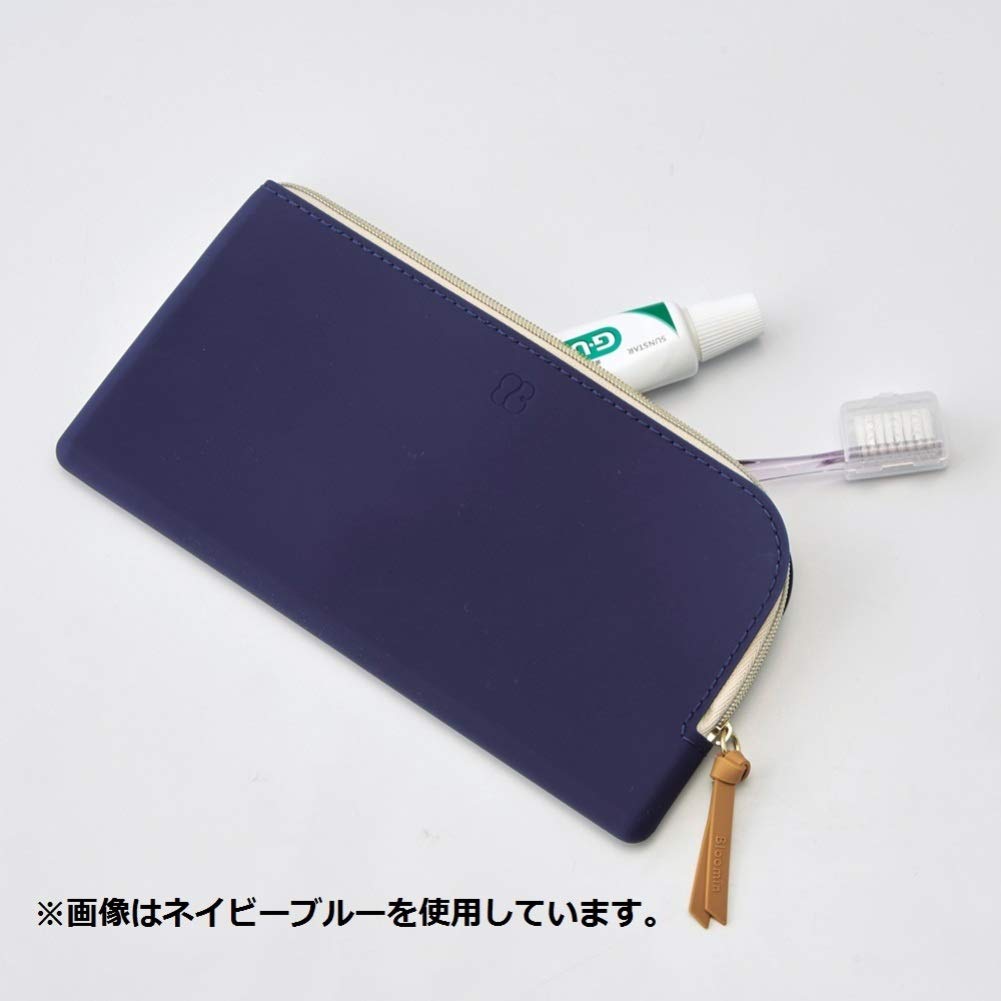 LIHIT LAB Flat Pen Lemon Yellow Pouch, Size, F7738-5