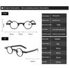 1.67 1.74 -8 To +8 Retro Leopard Asymmetrical Round&Square Reading Glasses Women&Men Presbyopia Glasses Hyperopia Eyeglasses For Elder