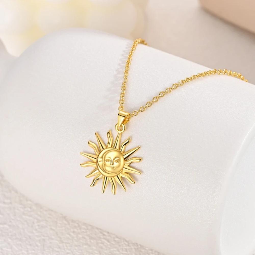 925 Silver Lucky Unicorn Necklace with Butterfly Firefly Bear Paw Print Zircon Chain Link Heart Jewelry for Women