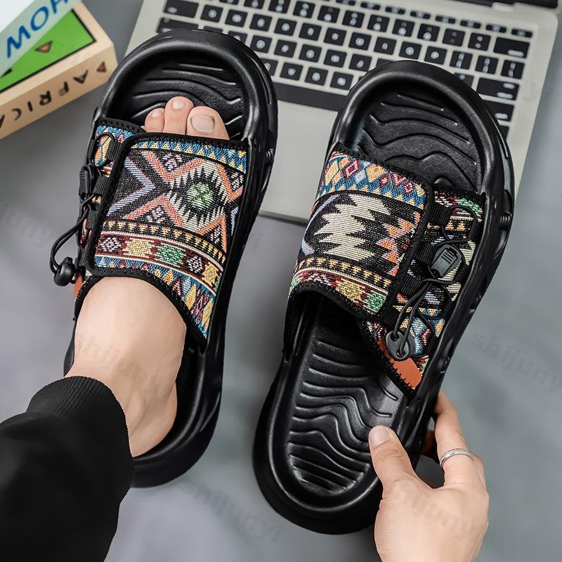Summer Slippers Mens Shoes Casual Beach Sandals Outdoor Slides Walking Comfort Luxury Designer Lightweight Fashion Home Slippers