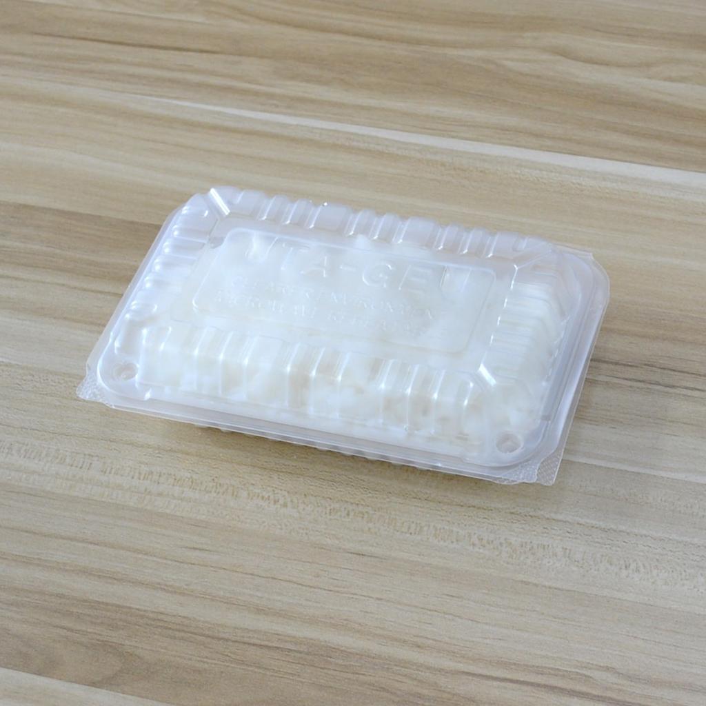 Takeaway-behållare, Värmebeständiga matlådor, Horisontell, Liten, 100-pack, Mikrovågsugnsbara, med integrerade lock, PP-behållare