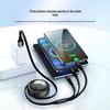 100W Fast-Charging Retractable Data Cable for Apple, Huawei, Android Type-C Devices