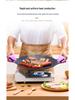 Maifan Stone Korean BBQ Grill Pan with Handle - Outdoor Camping and Universal Stove Frying Cookware